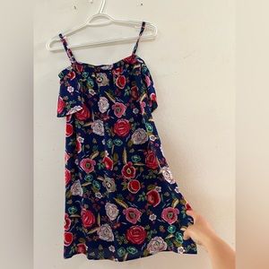 Small Blue Rain floral dress